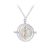 Jewelry WholesaleWholesale Metal Time Converter Hourglass Rotating Alloy Necklace MOQ≥2 JDC-NE-ZJ014 Necklaces 志嘉 %variant_option1% %variant_option2% %variant_option3%  Factory Price JoyasDeChina Joyas De China
