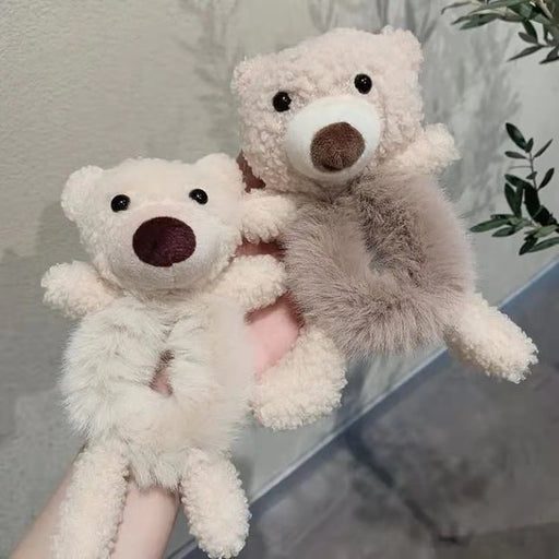 Jewelry WholesaleWholesale Bear Plush Hair Ring JDC-HS-DR001 Hair Scrunchies 蒂锐 %variant_option1% %variant_option2% %variant_option3%  Factory Price JoyasDeChina Joyas De China