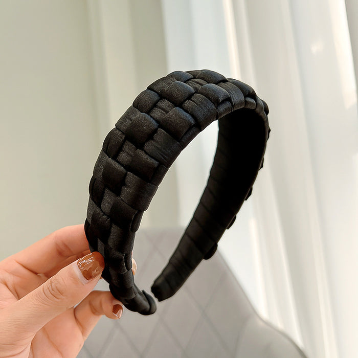 Jewelry WholesaleWholesale Solid Color Fabric Hand Braided Hair Accessories Headband JDC-HD-MIshe001 Headband 蜜舍 %variant_option1% %variant_option2% %variant_option3%  Factory Price JoyasDeChina Joyas De China