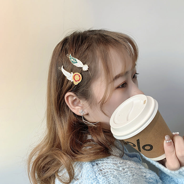 Jewelry WholesaleWholesale Peripheral Cute Girl Heart Hair Clip Set （F) JDC-HC-YunX009 Hair Clips 允贤 %variant_option1% %variant_option2% %variant_option3%  Factory Price JoyasDeChina Joyas De China