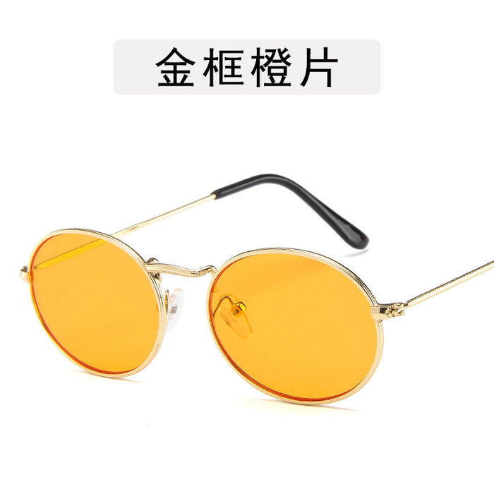 Wholesale AC Lens Small Round Frame Sunglasses JDC-SG-DeL001