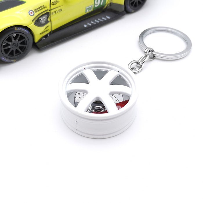 Wholesale Brake Hub Zinc Alloy Car Keychain MOQ≥2 JDC-KC-WeiJ003