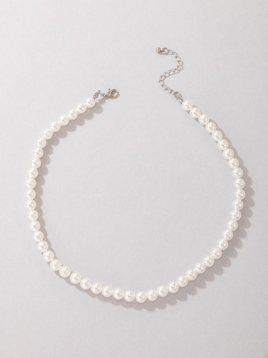 Jewelry WholesaleWholesale Pearl Alloy Necklace JDC-NE-C233 Necklaces 陌茗 %variant_option1% %variant_option2% %variant_option3%  Factory Price JoyasDeChina Joyas De China