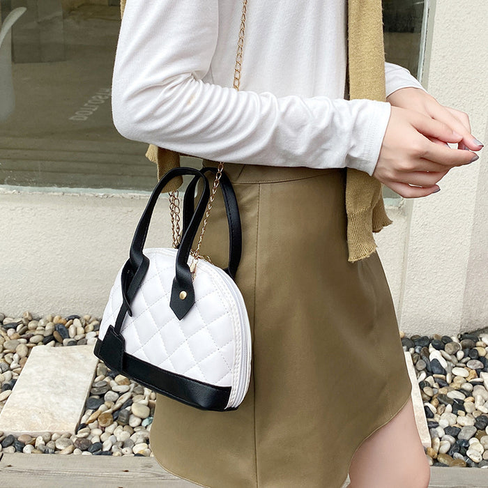 Wholesale Shoulder Bag PU Lingge Shell Portable Diagonal Bag JDC-SD-GHPQ004