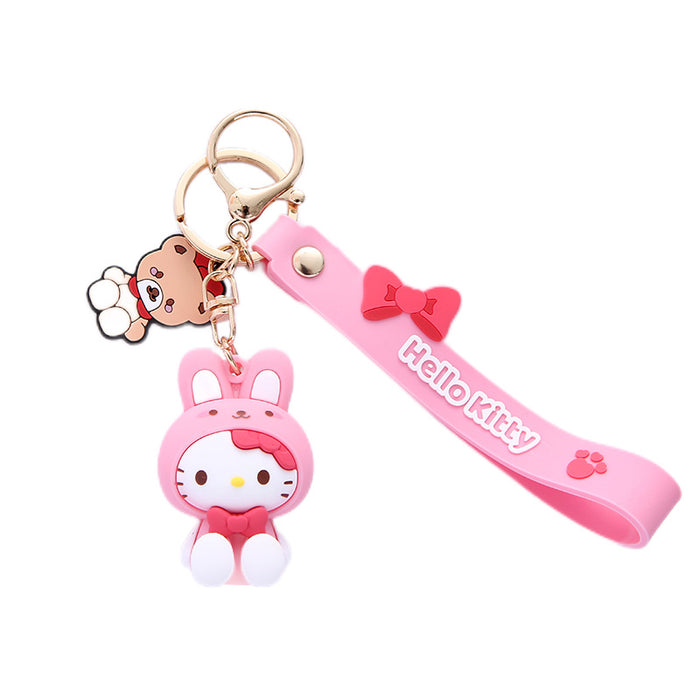 Wholesale Keychain Silicone Cute Cartoon Keychain MOQ≥2 (S) JDC-KC-ARui005