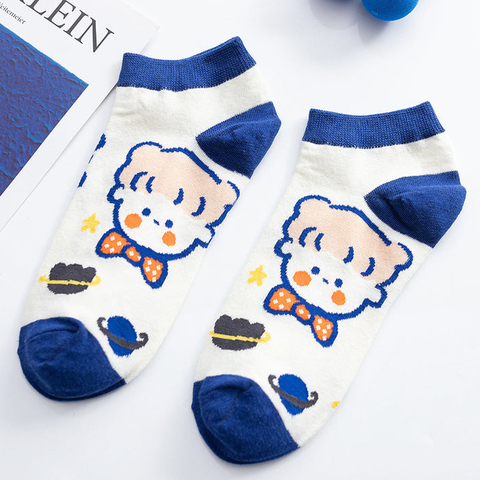 Jewelry WholesaleWholesale cartoon socks women's short tube thin section JDC-SK-CYu002 Sock 超宇 %variant_option1% %variant_option2% %variant_option3%  Factory Price JoyasDeChina Joyas De China