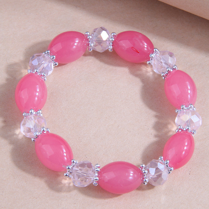 Wholesale Simple Versatile Crystal Resin Bracelet JDC-BT-WY138