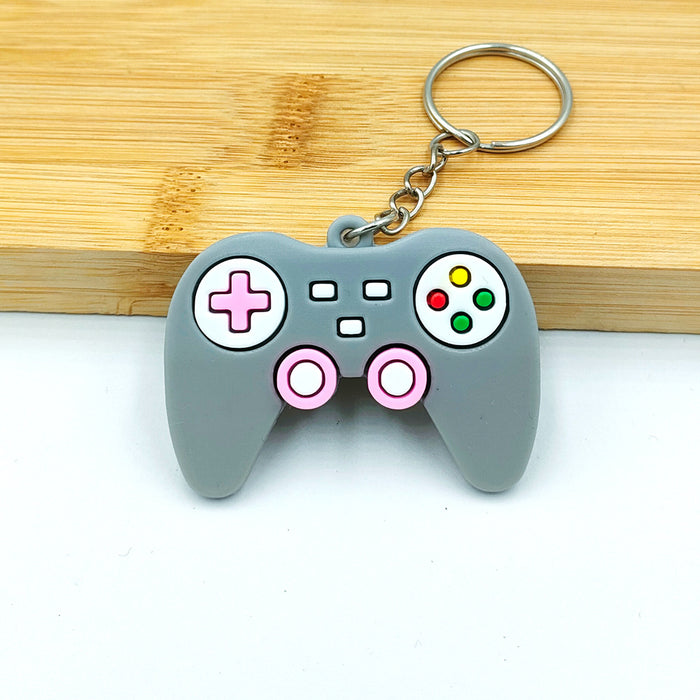 Jewelry WholesaleWholesale Mini Gamepad Keyboard PVC Metal Cartoon Keychain JDC-KC-DY013 Keychains 帝雁 %variant_option1% %variant_option2% %variant_option3%  Factory Price JoyasDeChina Joyas De China