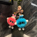 Jewelry WholesaleWholesale cute colorful fur ball elf dust ball hand made plush doll keychain JDC-KC-DJu003 Keychains 冬菊 %variant_option1% %variant_option2% %variant_option3%  Factory Price JoyasDeChina Joyas De China