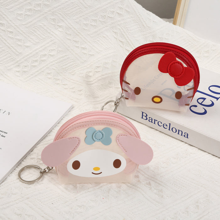 Wholesale keychain wallets ins wind cartoon mini coin key case random MOQ≥4 JDC-KC-XiaoKe001