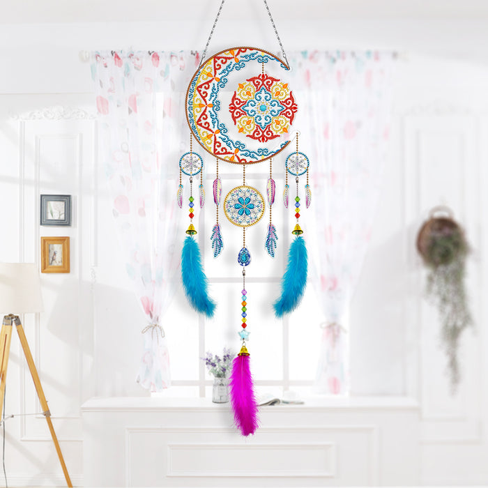 Jewelry WholesaleWholesale Diamond Painting DIY Acrylic Full Drill Dreamcatcher MOQ≥2 JDC-DC-JSen001 Dreamcatcher 锦森 %variant_option1% %variant_option2% %variant_option3%  Factory Price JoyasDeChina Joyas De China