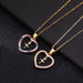 Jewelry WholesaleWholesale Micro Set Colored Zircon Geometric Cross Pendant Heart Necklace JDC-NE-ShangY002 Necklaces 尚易 %variant_option1% %variant_option2% %variant_option3%  Factory Price JoyasDeChina Joyas De China