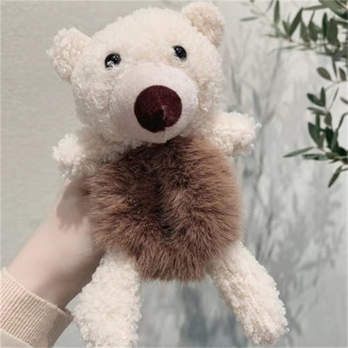 Jewelry WholesaleWholesale Bear Plush Hair Ring JDC-HS-DR001 Hair Scrunchies 蒂锐 %variant_option1% %variant_option2% %variant_option3%  Factory Price JoyasDeChina Joyas De China