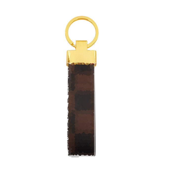 Wholesale Leather Lanyard Keychain MOQ≥2 (F) JDC-KC-ShiZ002