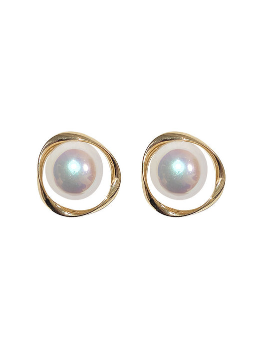 Jewelry WholesaleWholesale 925 silver needle pearl stud earrings JDC-ES-AIS005 Earrings 艾珊 %variant_option1% %variant_option2% %variant_option3%  Factory Price JoyasDeChina Joyas De China