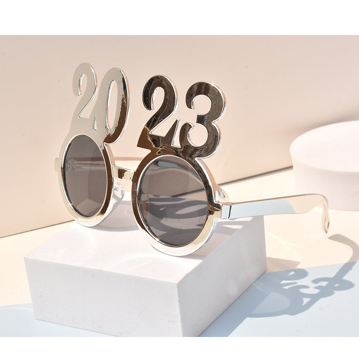 Wholesale Sunglasses PC 2023 Digital Glasses Modeling New Year's Eve Celebration Party JDC-SG-SFY004