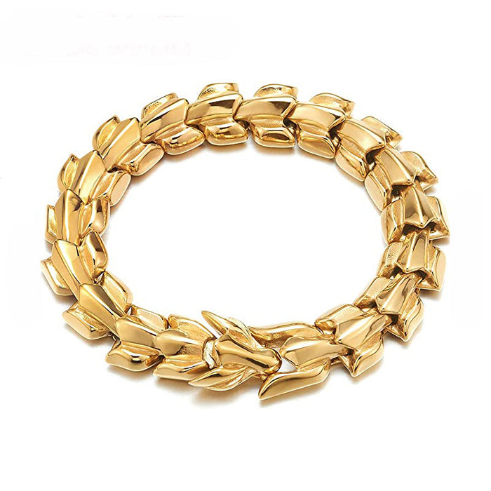 Wholesale Vintage Faucet Dragon Lin Bracelet JDC-BT-LonR002