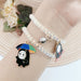 Jewelry WholesaleWholesale cartoon phone line couple bracelet magnet attract (F) JDC-BT-WeiY014 Bracelet 薇雅 %variant_option1% %variant_option2% %variant_option3%  Factory Price JoyasDeChina Joyas De China