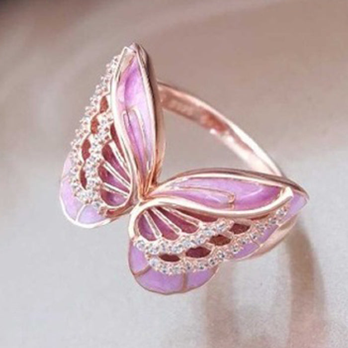 Wholesale Butterfly Dragonfly Series Combination Ring JDC-RS-ChenR052