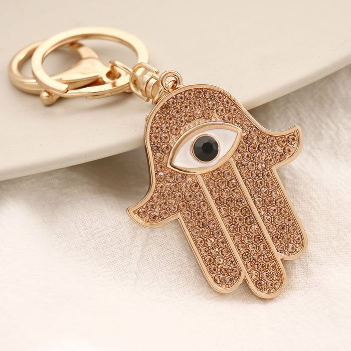 Jewelry WholesaleWholesale creative devil's eye metal keychain MOQ≥2 JDC-KC-ChaoK004 Keychains 超凯 %variant_option1% %variant_option2% %variant_option3%  Factory Price JoyasDeChina Joyas De China