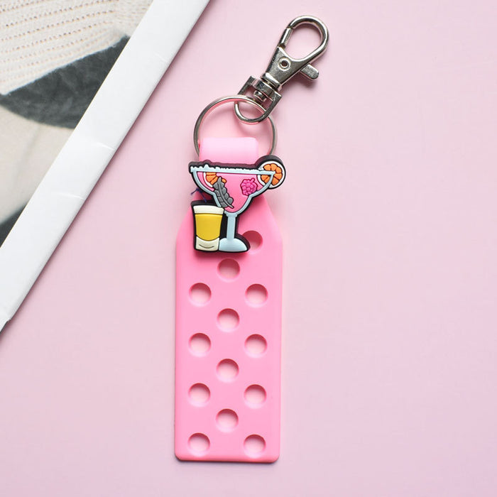 Wholesale Keychain Croc Charms PVC Soft Rubber MOQ≥10 (M) JDC-KC-RYY004