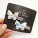 Jewelry WholesaleWholesale Children's Shiny Symphony Crack Leather Butterfly Hair Clip （F）JDC-HC-Manlun010 Hair Clips 漫沦 %variant_option1% %variant_option2% %variant_option3%  Factory Price JoyasDeChina Joyas De China