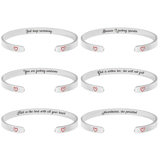 Jewelry WholesaleWholesale Family Holiday Gift Love Stainless Steel Bracelet JDC-BT-GangGu002 Bracelet 钢古 %variant_option1% %variant_option2% %variant_option3%  Factory Price JoyasDeChina Joyas De China