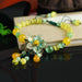 Jewelry WholesaleWholesale ethnic fashion glass hand woven shell flower Anklets JDC-AS-Mcheng004 Anklet 结满诚 %variant_option1% %variant_option2% %variant_option3%  Factory Price JoyasDeChina Joyas De China