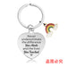 Jewelry WholesaleWholesale teachers' Day graduation gift engraved stainless steel keychain JDC-KC-GangGu036 Keychains 钢古 %variant_option1% %variant_option2% %variant_option3%  Factory Price JoyasDeChina Joyas De China