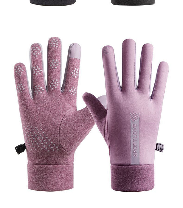 Wholesale Gloves De Velvet Simple Warm Thick Touch Screen JDC-GS-ZhuX007