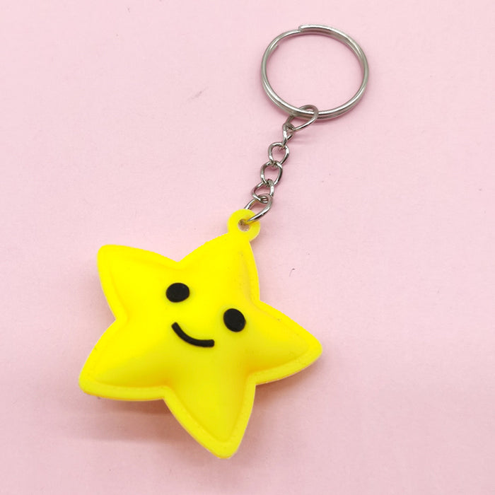 Jewelry WholesaleWholesale Sky Cartoon Sun Moon Rainbow Star Keychain JDC-KC-QiShi028 Keychains 奇释 %variant_option1% %variant_option2% %variant_option3%  Factory Price JoyasDeChina Joyas De China