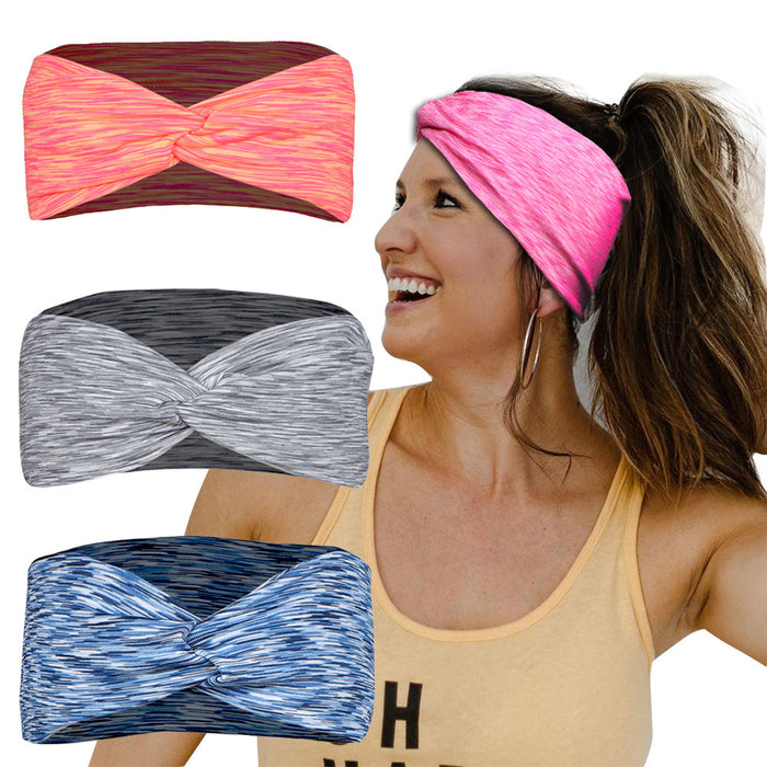 Wholesale Headband Milk Silk Sports Antiperspirant Headband Sweat Absorption MOQ≥2 JDC-HD-FanM011