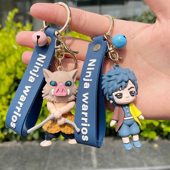 Wholesale Cute Cartoon Silicone Keychain (M) JDC-KC-XiangYi009