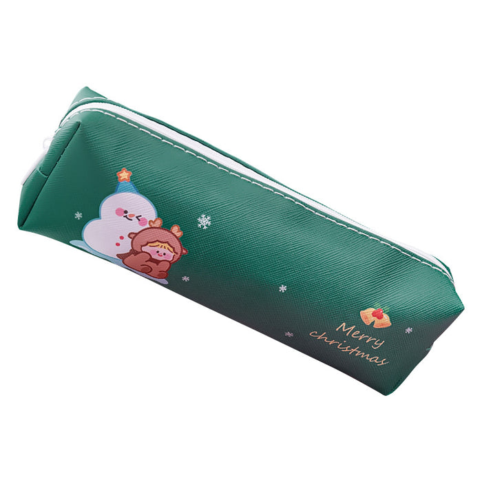 Wholesale pencil case cloth christmas cartoon MOQ≥2 JDC-PB-dichen001