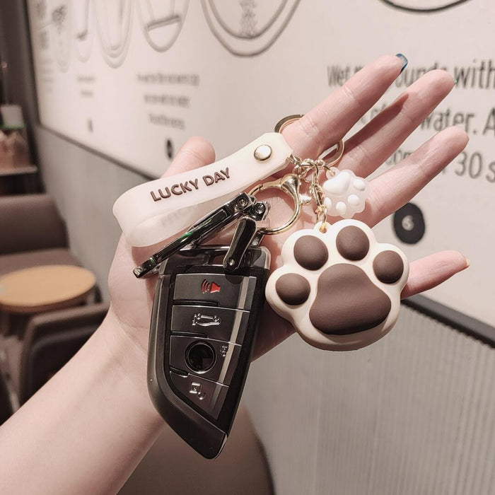 Jewelry WholesaleWholesale Cat Claw PVC Keychain MOQ≥2 JDC-KC-MRan003 Keychains 萌然 %variant_option1% %variant_option2% %variant_option3%  Factory Price JoyasDeChina Joyas De China