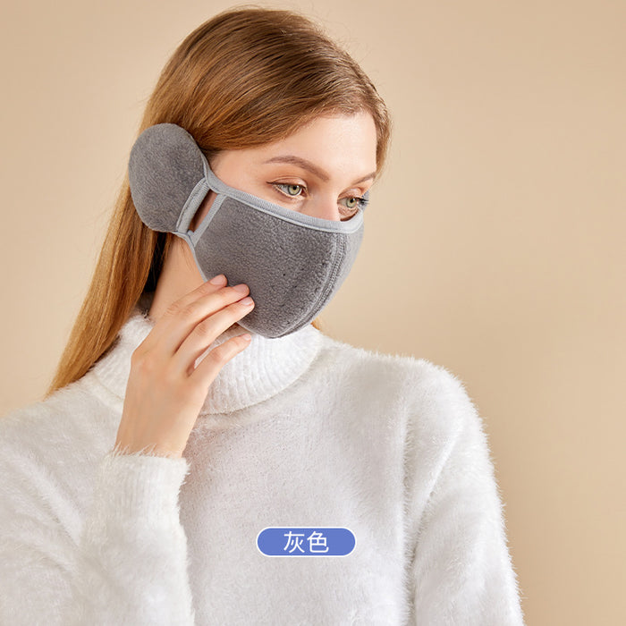 Wholesale Earmuffs Plush Three-dimensional Warm Mask Earmuffs JDC-EF-DCheng001