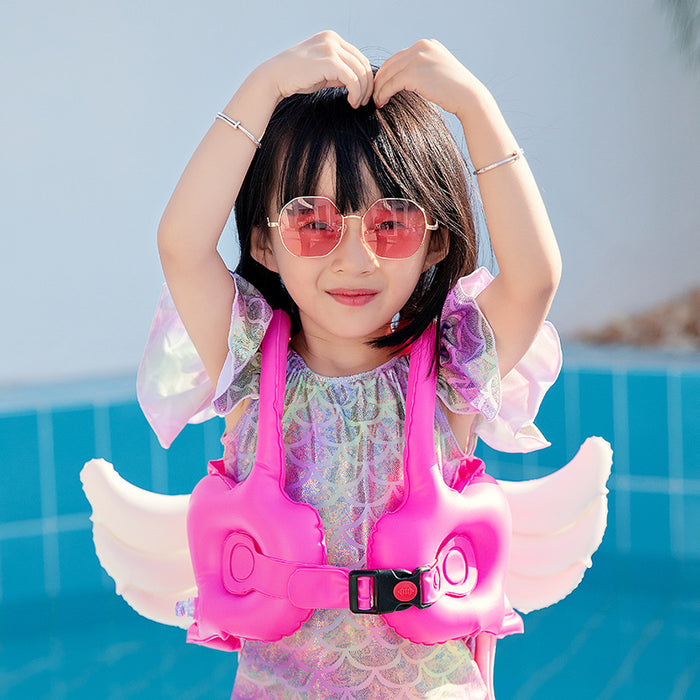 Wholesale Children's Swimming Ring PVC Angel Wings Swimwear JDC-SR-STuo001