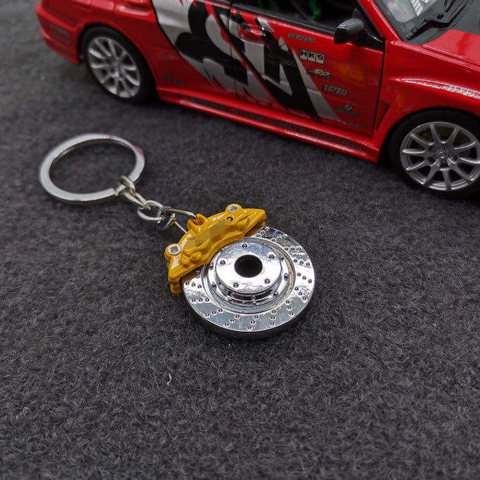 Wholesale Brake Disc Caliper Zinc Alloy Car Keychain MOQ≥3 JDC-KC-WeiJ005