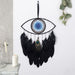 Jewelry WholesaleWholesale Black Feather Devil's Eye Blue Eyes Dreamcatcher JDC-DC-MGu008 Dreamcatcher 梦罟 %variant_option1% %variant_option2% %variant_option3%  Factory Price JoyasDeChina Joyas De China