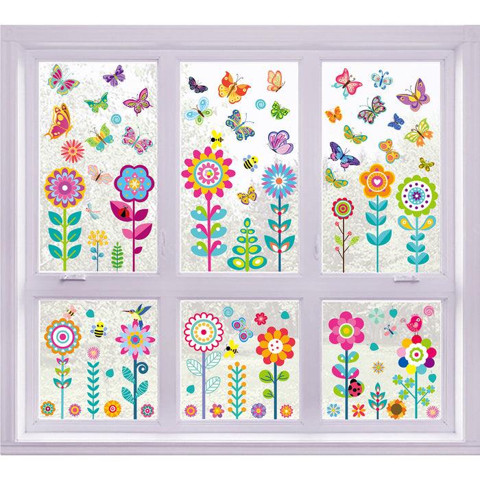 Jewelry WholesaleWholesale Butterfly Flower PVC Window Sticker Glass Sticker Set MOQ≥2 JDC-WS-TuN001 Sticker 图年 %variant_option1% %variant_option2% %variant_option3%  Factory Price JoyasDeChina Joyas De China