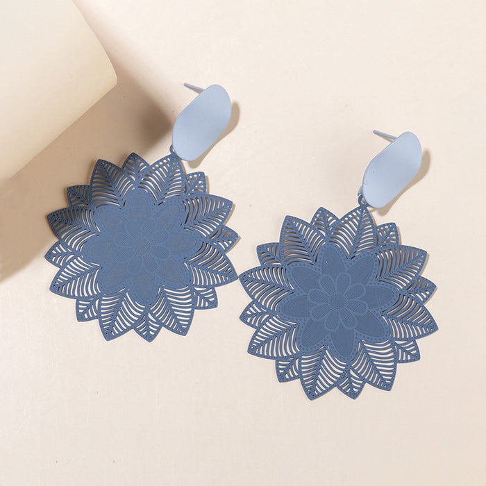 Wholesale Cutout Design Sense Premium Earrings  MOQ≥3 JDC-ES-XLH009