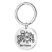 Jewelry WholesaleWholesale metal engraving Teacher's Day gift Graduation keychain MOQ≥2 JDC-KC-ShangQ006 Keychains 上泉 %variant_option1% %variant_option2% %variant_option3%  Factory Price JoyasDeChina Joyas De China