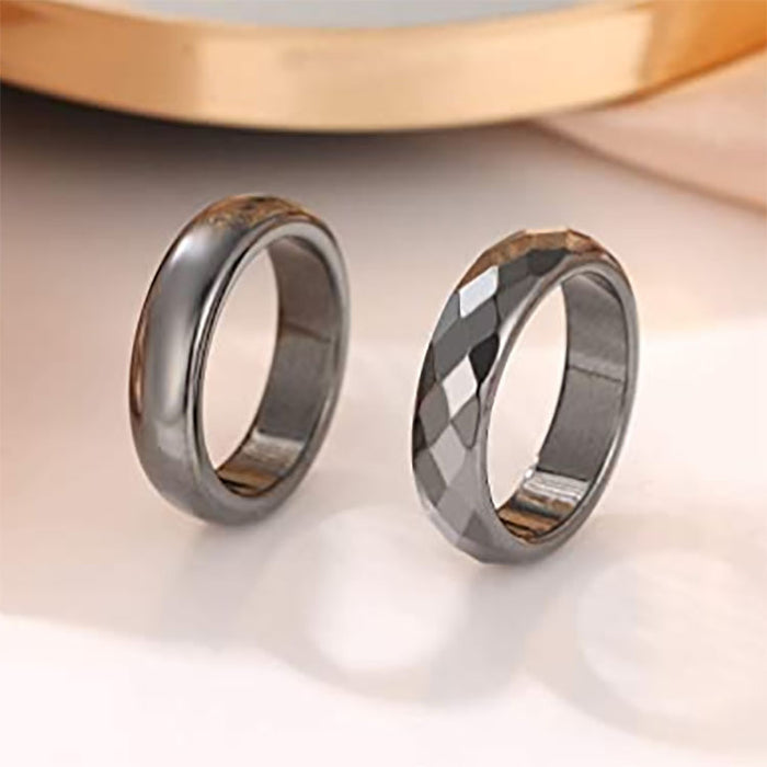 Wholesale Hematite Magnetic Rings JDC-RS-ShiC001