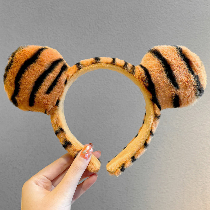 Wholesale cartoon Tigger headband female shape cute tiger JDC-HD-QiaHan001