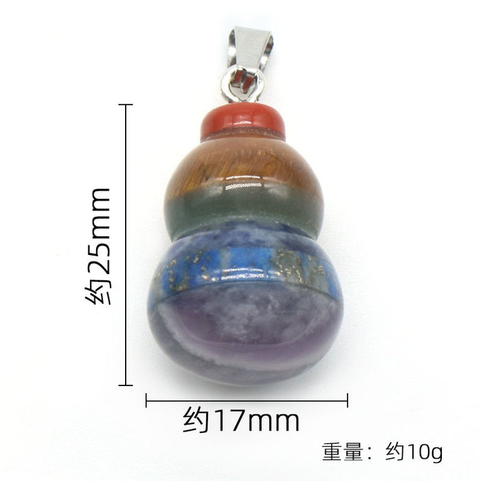 Wholesale Pendant Natural Crystal Set Splicing MOQ≥2 JDC-PT-JingC002