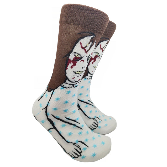 Wholesale Sock Cotton Cartoon Pattern Anime Sweat Absorb (M) MOQ≥3 JDC-SK-SuY001