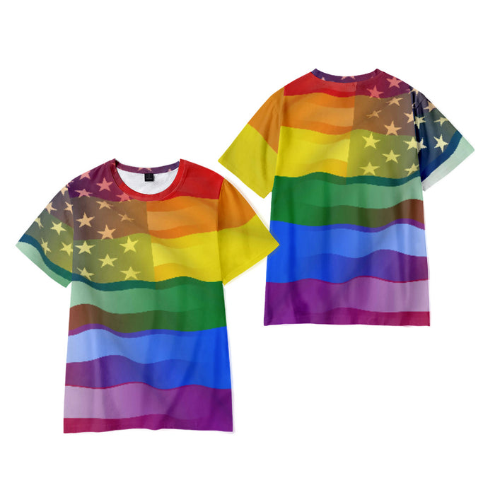 Jewelry WholesaleWholesale LGBT Pride Day Polyester T-Shirt MOQ≥2 JDC-TS-BGL013 T-Shirt 布格濑 %variant_option1% %variant_option2% %variant_option3%  Factory Price JoyasDeChina Joyas De China