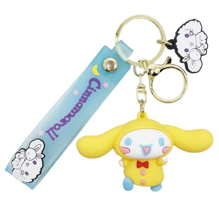 Wholesale Keychain PVC Soft Adhesive Cute Cartoon Creative Ornament JDC-KC-JiaoL017