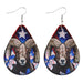 Jewelry WholesaleWholesale Independence Day Stars Flag Bighorn Sheep Animal Pattern Earrings JDC-ES-KDL009 Earrings 坎德拉 %variant_option1% %variant_option2% %variant_option3%  Factory Price JoyasDeChina Joyas De China