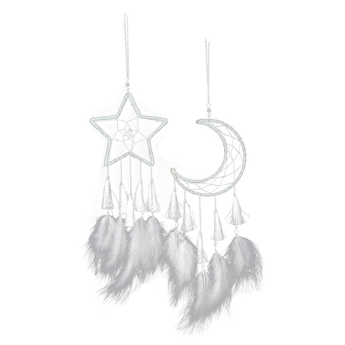 Wholesale Fluff Home Dreamcatcher Wall Decoration Room Wall Decoration MOQ≥2 JDC-DC-MengS033